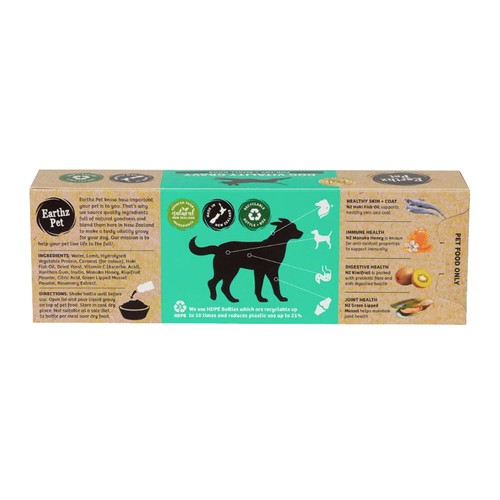 Earthz Pet Dog Vitality Gravy for Toy & Small Dogs Lamb 35ml 5 Pack x 5 - Picture 3 of 6