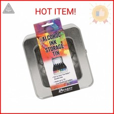 Ranger Tim Holtz Alcohol Ink Storage Tin 6.38 x 6 x 3.13