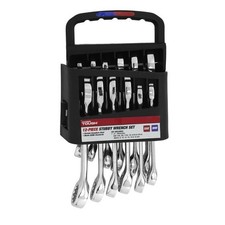 Hyper Tough 12-piece Stubby Combination Wrench Tool Set Hand Tools Hyper Tough 12-piece Stubby Combination Wrench Tool Set Hand Tools