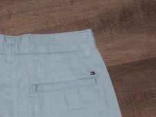 NWT New TOMMY HILFIGER Boy's Sz 12 Heron Blue Cotton Shorts 27 X 10.5" Cotton