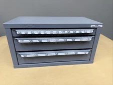 HUOT Fractional Drill Bit Dispenser 3 Drawer Cabinet- Made In USA!