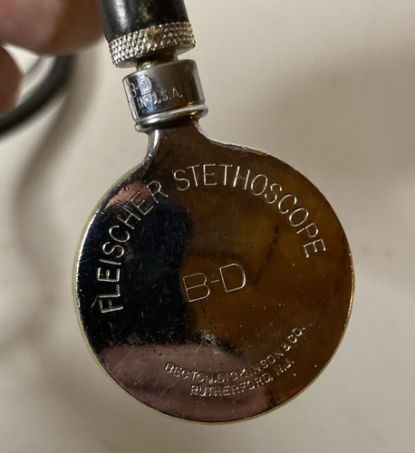Fleischer Vintage Stethoscope B-D - Picture 2 of 3