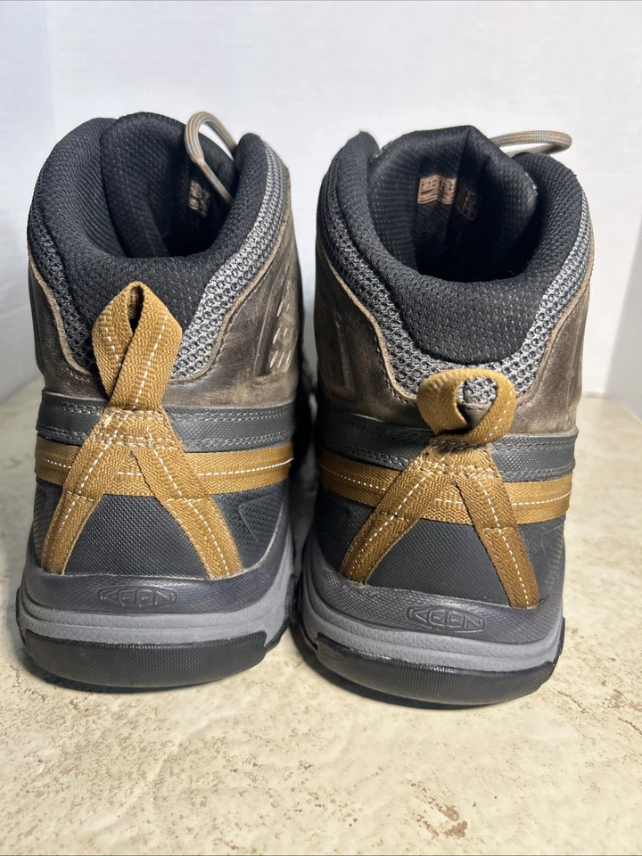 Botas de caminhada Keen masculinas cinza Targhee III com cadarço no tornozelo impermeáveis tamanho 16 - Imagem 4 de 4