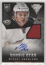 2013 Panini Rookie Anthology Titanium Update Gear /100 Mikael Granlund Auto i9w