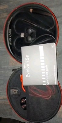 Jabra Evolve 75e Bluetooth Neckband Earbuds with Active Noise Cancelling