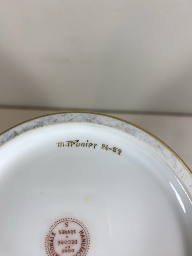 Marcel Prunier National Manufactory France Blue de Sevres 4 3/4" Vase with Stars - Picture 10 of 10
