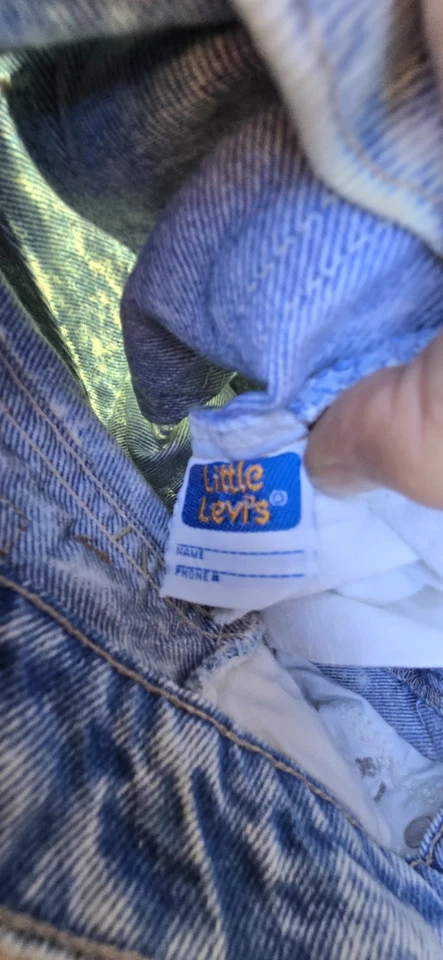 Vintage 90s Kids Little Levi’s Orange Tab 550 Sz 6 Regular Fit Jeans 3 Pairs  - Image 4 of 4