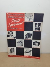 Vintage 1955 Burke & James Photo Equipment Ca...