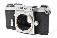 Nikon F 35mm SLR Film Camera Body Only Silver  [Very good] From Japan #2702293