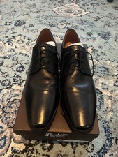 Florsheim Postino Cap Plain Toe Oxford Black Leather Dress Shoes 15149-001 Used