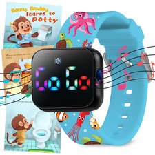 Potty Training Watch for Kids V2   a Water Resistant Toilet Reminder Device for