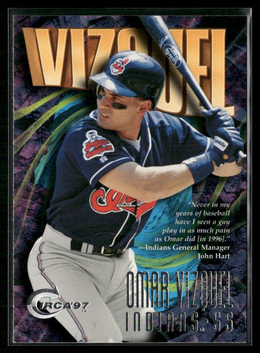 1997 CIRCA OMAR VIZQUEL CLEVELAND INDIANS #67