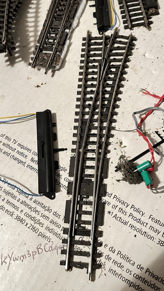 Lot Rails Et Aiguillages Märklin - Divers Matériel D'occasion Pour Train Miniature