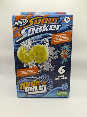 #ad Nerf Super Soaker Hydro Balls 6 Pack Reusable Water Balloons New $8.85