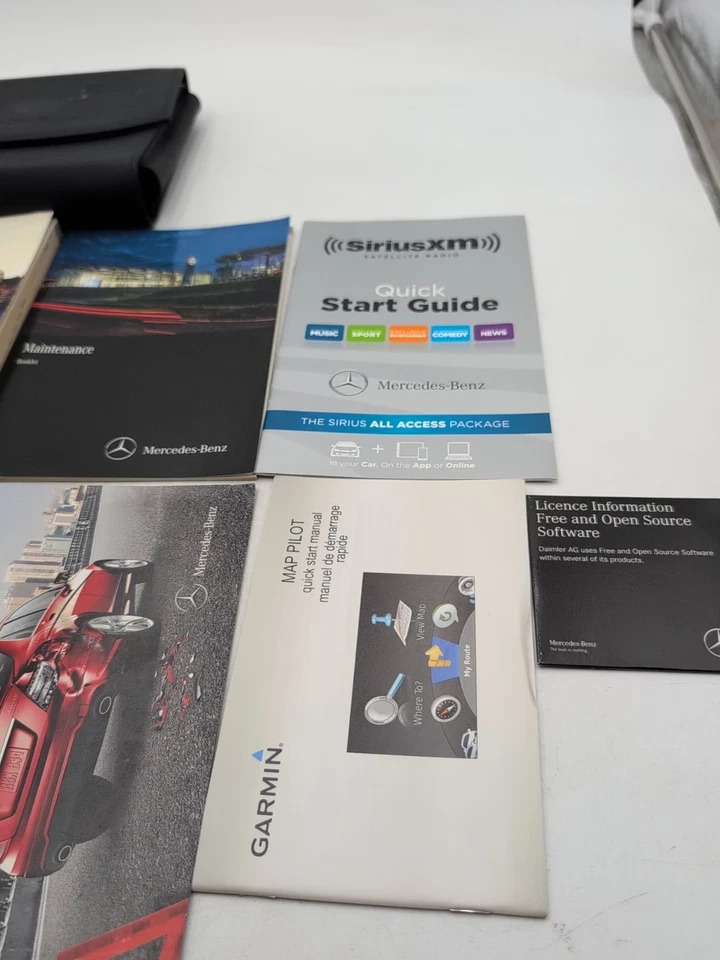 Mercedes Benz CLA 250 2016 manual del propietario juego original Foto 3 de 3