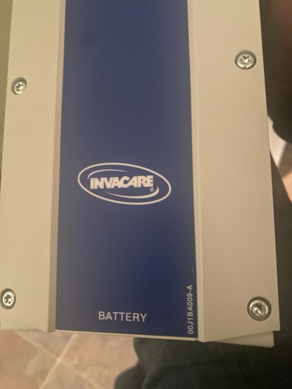 Invacare Reliant Battery Charger Kit 1078274 1079133 Patient Lift Power Cord