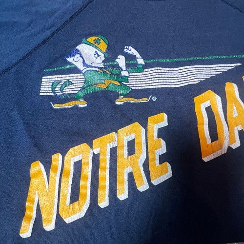 Vintage Notre Dame Fighting Irish 80s/90s crewneck graphic sweatshirt adult NCAA - Picture 4 of 5
