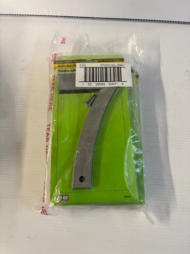 HY-KO Grande Plastica Riflettente 6" 0 - 9 Numeri VENDUTO SINGOLARMENTE - Foto 9 di 11