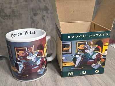 1994 Warner Bros. Looney Tunes Couch Potato Bugs Bunny Jambo Coffee Mug. New! 