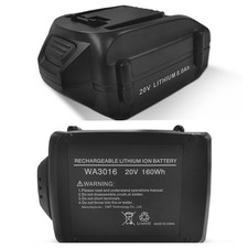2pack For WORX 20V MAX Extend Lithium Battery 20 Volt WA3520 WA3525 WA3575 WG155