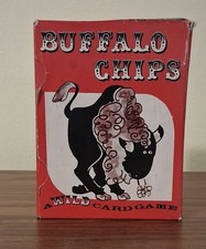 Buffalo Chips Vintage Card Game - 1981, Adco Creation - 2 to 10 players- Ages 6