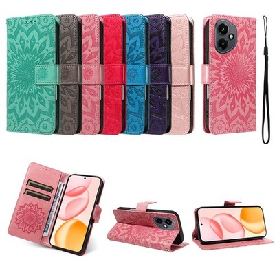 Hülle für Huawei P80 Honor 400 300 X8C X6C Prägung Flip Wallet Case Handyhülle