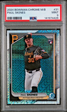 2024 Bowman Chrome PAUL SKENES (RC) Mega Box Mojo Refractor#31 - Pirates - PSA 9