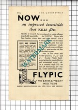 Casco Flypic Insecticida Harpic Manufacturing Co Ltd - Pequeño anuncio de 1934