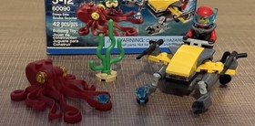 LEGO 60090 CITY: Deep Sea Scuba Scooter  100% Complete + Box EUC!!