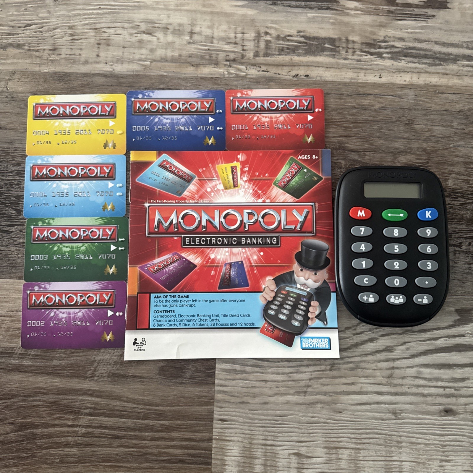 Monopoly 2011 Electronic Banking Unit With Debit Cards Canad