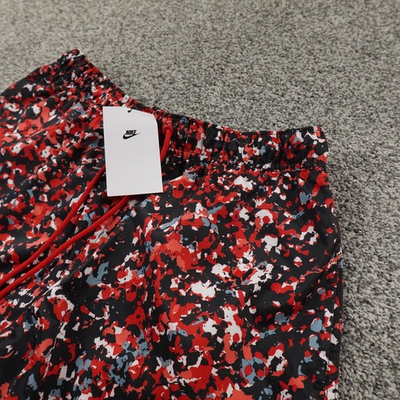 #ad NEW Nike Shorts Mens M Red Black Club Woven Athletic Drawstring Workout Gym Run $37.99