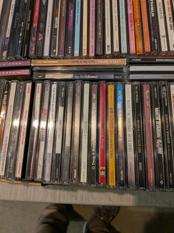 Old School 2000's 90's 80's 70's Hip Hop R&B Pop Soul Rap CD Lot Of 200+ Cds — 第 4/4 张图片