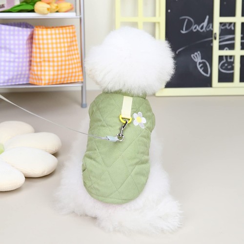 Dog Coat Cold Weather Coat Windproof Jacket Fleece Warm Dog Sweater Winter Th... - Picture 4 of 8