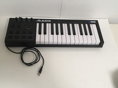 Alesis V25 25-Key USB-MIDI Keyboard Controller w/ USB Cable Working