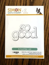 Simon Says Stamp So Good Word Die CZ Design czd98 – New