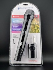 Singing Machine SMM107WM Dynamic Wireless Professional Microphone Open Tested