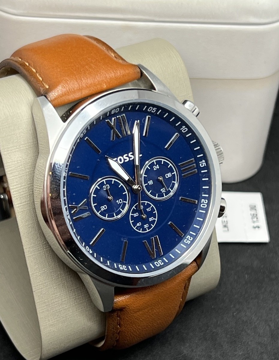 Fossil Watches Fossil Bq2125 Strap Buy Fossil Flynn Brown Men's