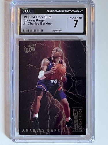 1993-94 Charles Barkley Fleer Ultra Scoring Kings Card #1 of 10 CGC 7