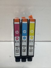 3pk Genuine HP 902XL 902 Color Ink Open Box