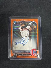 2025 Bowman Draft 1st Bowman Dean Curley Orange Wave Auto 17/25 #CPA-DC