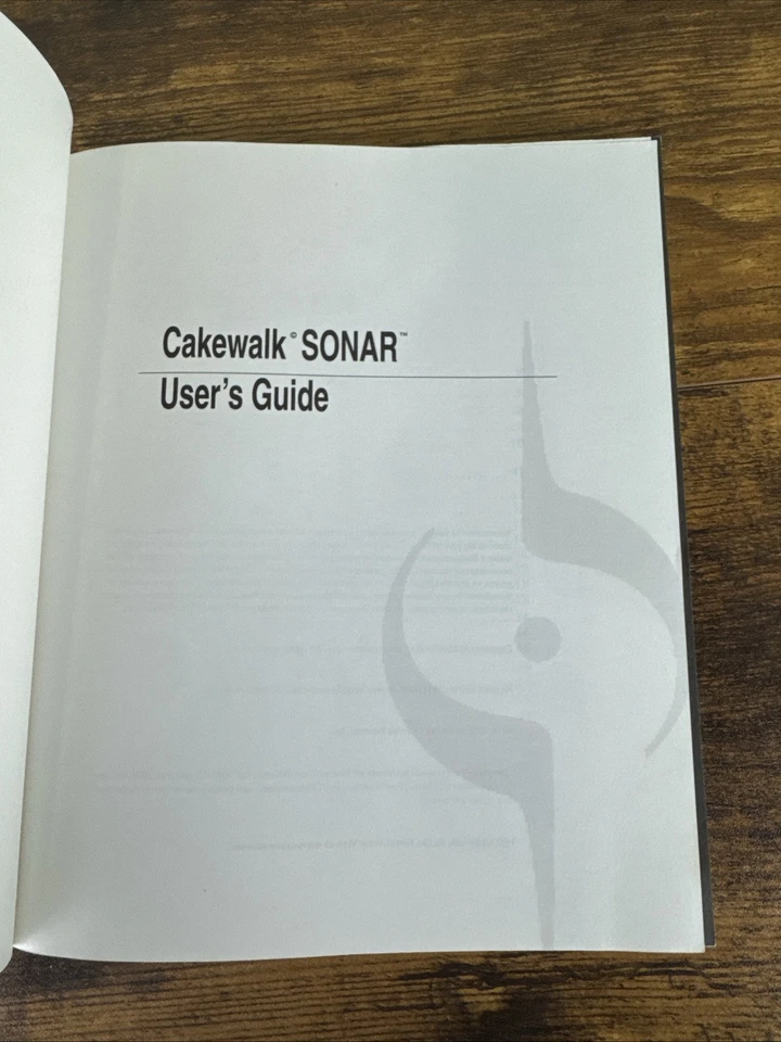 SONAR 6 Producer & Studio Edition User's Guide 2006 CakeWalk OEM Genuine Book - Image 4 of 4