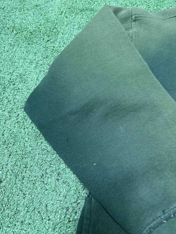 Sudadera De Colección Años 90 GAP 1/2 Cremallera Para Hombres Grande Verde Bolsillos Desteñidos Grunge MARCADA Foto 4 de 4