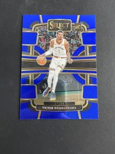 2023-24 Panini Select Concourse Blue #87 Victor Wembanyama RC  Rookie-13.7 KV89