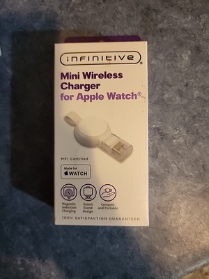 Apple Watch (all Series) Infinitive Mini Wireless Charger for Apple Watch:White