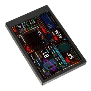 Moniteur informatique Temp 3.5in IPS Double variable USB C Éditeur de thème personnalisable XU