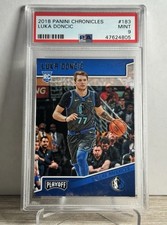 2018 Panini Chronicles Luka Doncic ROOKIE CARD RC PSA 9 #183 MAVERICKS. rookie card picture