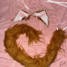 Fuzzy Cat Ears and Posable Tail Bundle