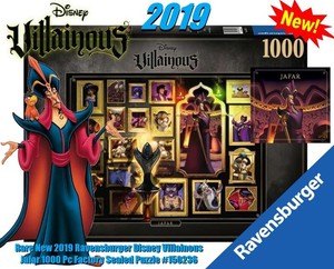 Rare New 2019 Ravensburger Disney Villainous Jafar 1000 Pc Factory Sealed Puzzle
