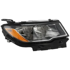 Passenger Side Headlight For Jeep Compass 2017-2021 Halogen with Bulb(s) CAPA