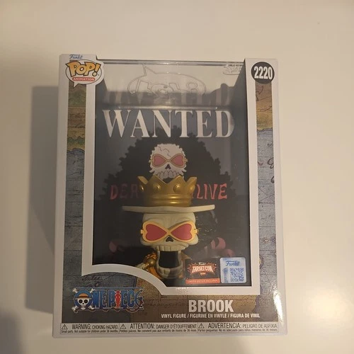 Funko Pop! Brook Wanted Poster (One Piece #2220) Limited Exclusive Animation New